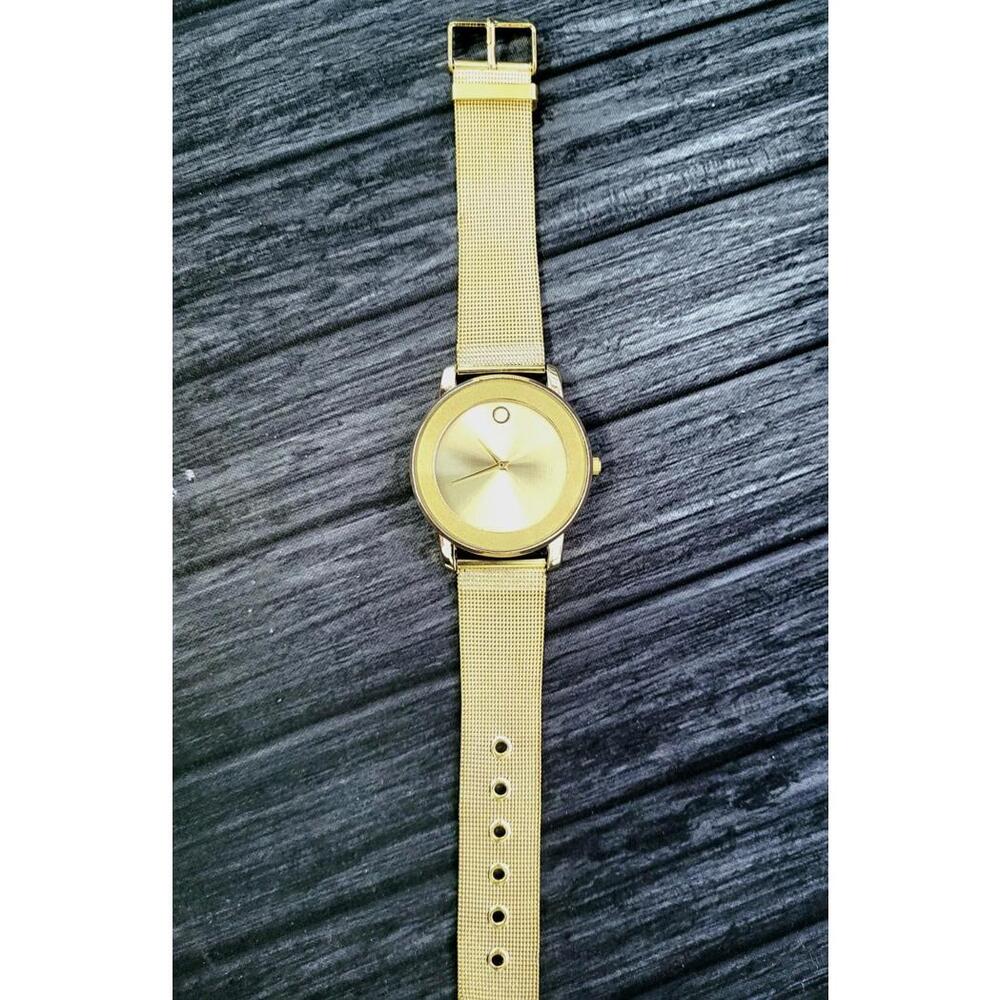 Really Nice Affordable‎ Gold M Bold Style Mens Dress Watch